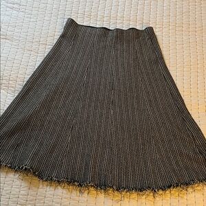 Milano Black and White A-Line Skirt